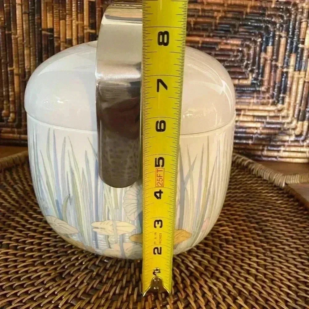 Vintage MCM Rosenthal Porcelain Ice Bucket Lidded Container Alain Le Foll